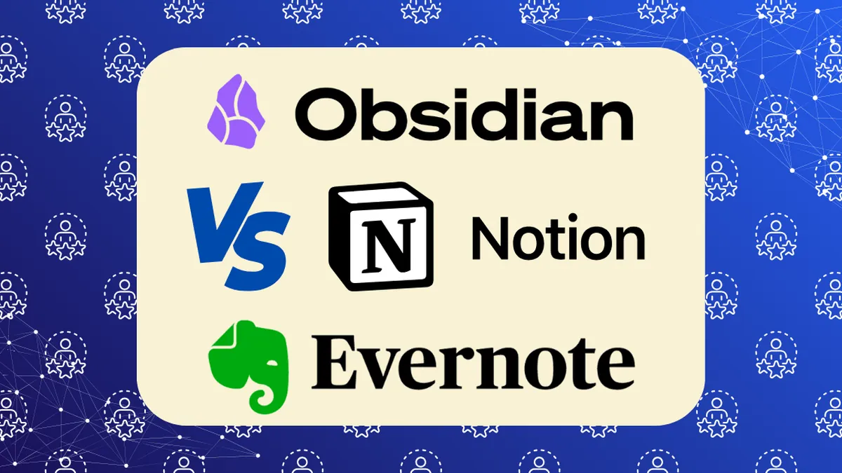 Notion vs Obsidian vs Evernote: Best Note-Taking App in 2026